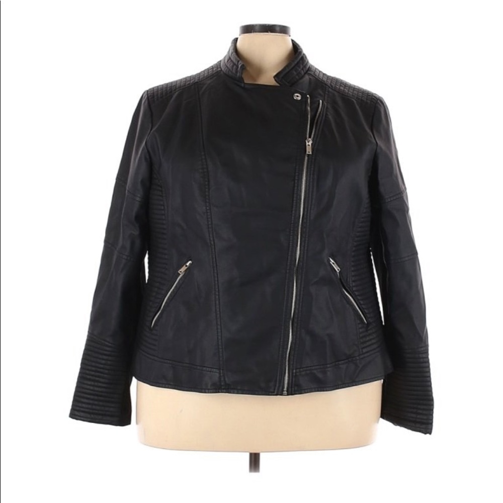 Lane Bryant Faux Leather Jacket